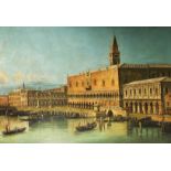 After Giovanni Antonio Canale (called Canaletto) (1697-1768) Italian. The Grand Canal Venice, with