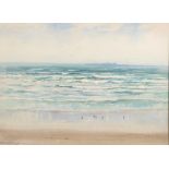 Frank J. Egginton (1908-1990) British. "Tory Island from Tramore, Co. Donegal", Watercolour, Signed,