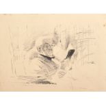 Attributed to James Abbot McNeill Whistler (1834-1903) American/British. Study of an Old Man