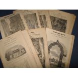 MISSIONARY PAMPHLETS: box of issues of 'Missionary Papers,' 1817-25, with illustrations. India,