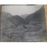 AFGHANISTAN / PHOTO ALBUM: containing 10 large silver print photos by HOLMES, of the Khyber Pass