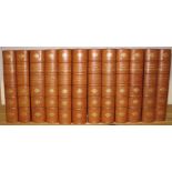 [BINDINGS] SISTERS BRONTE, Novels of, Thornton Edition, 12 vols., 8vo, tan half morocco by Riviere &