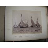 [PHOTOGRAPHS] album entitled on upr. cvr. "Royal Southampton Yacht Club. Yacht Studies", olb. folio,