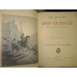 DOR (Gustave) illustrator: Don Quixote, 4to, illus., 20th c half morocco, L., n.d.