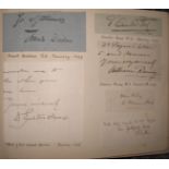 [AUTOGRAPH COLLECTION] an oblong folio album put together in 1898 (but including earlier contents)