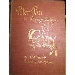 RACKHAM (Arthur) illustrator: Peter Pan in Kensington Gardens, 4to, 50 tipped-in col. plates with