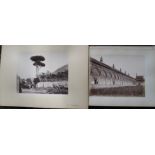 PHOTOGRAPHY; portfolio of 16 large albumen photographs of Pavia, together with a group of 14 albumen