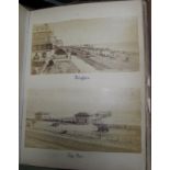 [PHOTOGRAPH] 19th c. 4to album with mounted photos, Europe & UK.
