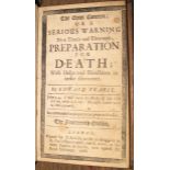 PEARSE (Edward) The Great Concern or Serious Warning...Fourteenth edition, 12mo, pp. [4], 238,