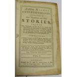 ARABIAN NIGHTS ENTERTAINMENTS, 12 vols. bound as 6, 12mo, contemp. calf (worn), L., 1753 (6).