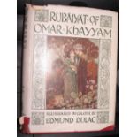 DULAC (Edmund) illustrator: The Rubaiyat of Omar Khayyam, sm. 4to, 12 tipped-in col. plates with