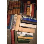 [HISTORY] misc. collection of social & other history, incl. leatherbound (1 box).