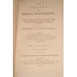 SMITH (Adam) Theory of Moral Sentiments, 2 vols, 8vo, elaborate contemp. calf (covers off), 9th