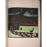 HANS ANDERSEN, "The Ugly Duckling", a bound collection of 39 linocuts by or hand-col'd by various