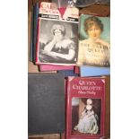 QUEEN CHARLOTTE, q. of books & related (1 box).