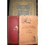 [CHILDREN'S] MILNE (A. A.) The House at Pooh Corner, 3vo, illus., cloth gilt, 1st Edn., Bournemouth,