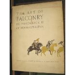 [FALCONRY etc.] FREDERICK II (of Hohenstaufen), The Art of Falconry, 4to, illus., clo., d.w.,