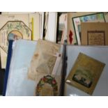 GREETINGS CARDS, coll'n, 19th / 20th c. incl. a design by John Lennon (1 box).