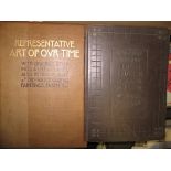 an art student's calligraphic thesis, folio, dated 1954, in contemp. craft binding of full