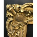 19th Century English School. A Gilt Swept Centres and Corners Composition Frame, 35" x 25" (