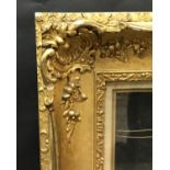 19th Century English School. A Gilt Composition Frame with Swept Centres and Corners, 18" x 14" (