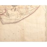 18th Century English School. Map of the Essex Coast, Map, 19.5" x 24.5".