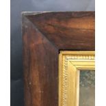 19th Century English School. A Rosewood Frame, with a Gilt Slip, and Inset Print, 23" x 16.75" (