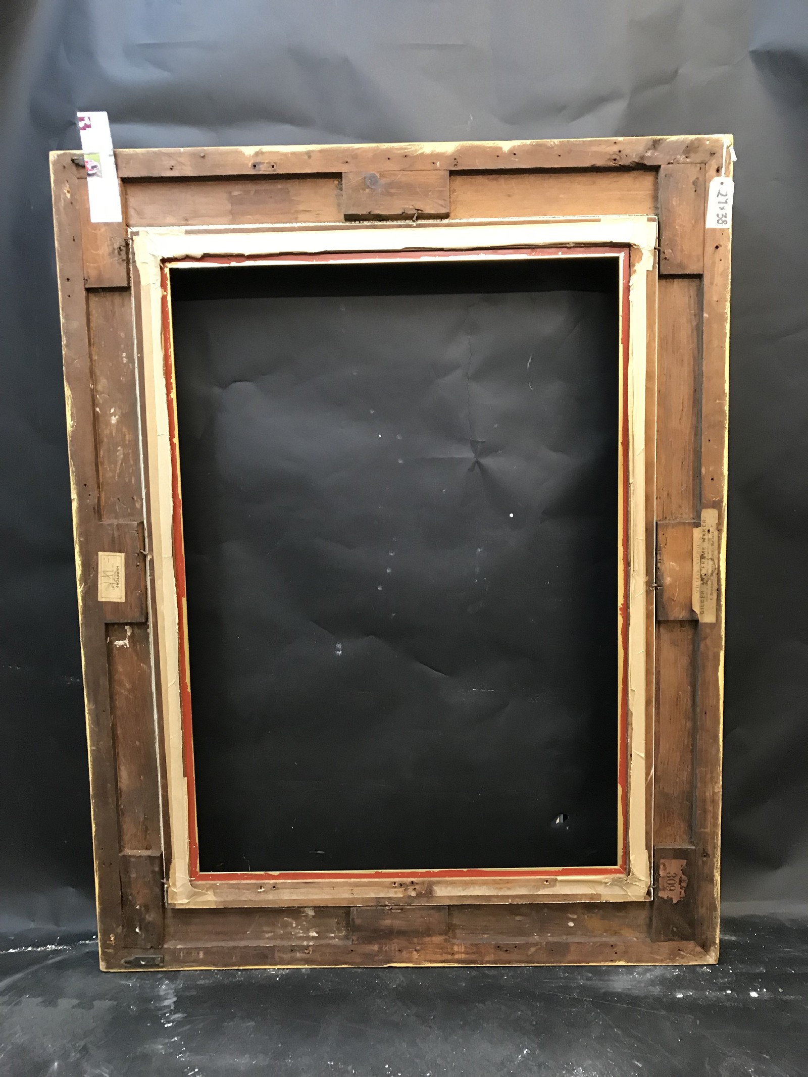 19th Century English School. A Gilt Composition Frame, 38" x 27" (rebate). - Image 3 of 3