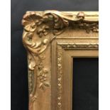 20th Century English School. A Gilt Composition Frame, with Swept and Pierced Centres and Corners,