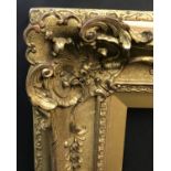 19th Century English School. A Gilt Swept Centres and Corners Composition Frame, 24" x 20" (