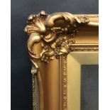 19th Century English School. A Gilt Composition Frame, with inset glass, 16" x 10" (rebate).