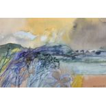 Bert Isaac (1923-2006) British. "Black Mountains", Watercolour, Signed and Dated 1986, and Inscribed