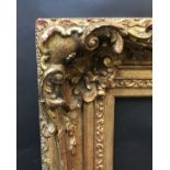 19th Century English School. A Gilt Composition Frame, with Swept Centres and Corners, 26" x 22" (