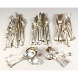 A CANTEEN OF CUTLERY comprising, nine tablespoons, six dessert spoons, twelve teaspoons, eleven