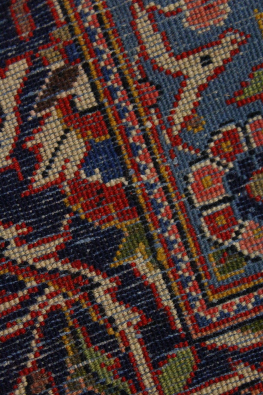 A GOOD PERSIAN CARPET, claret ground with stylised floral decoration, within a similar border. - Image 3 of 4