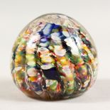 A MURANO SCRABBLE PAPERWEIGHT. 2.75ins.