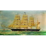Circle of William Mitchell of Maryport (c.1806-1900) British. "The Famous Clipper Ship, The Great