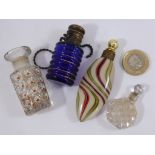 COLLECTION OF MINIATURE PERFUME BOTTLES