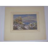 CHARLES ROWBOTHAM WATERCOLOUR DEPICTING SAN REMO, APPROX. 20 X 14 cm