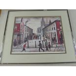 LAURENCE STEPHEN LOWRIE RBA RA (BRITISH 1867-1976) 'FEVER VAN' OFFSET LITHOGRAPH SIGNED L.S.LOWRY