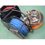 3 LARGE ROLLS OF STUDIO A/V CABLE AND OTHER CABLING