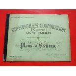 RAILWAY EPHEMERA : BIRMINGHAM CORPORATION ( QUINTON) LIGHT RAILWAY, THE LIGHT RAILWAY