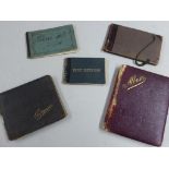 MISC. SKETCH BOOKS AND AUTOGRAPH BOOKS DATING FROM WWI ERA