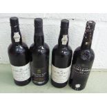 PORT, CHURCHILLS 1985 (2), CHURCHILLS CRUSTED 1984, FONSECA-GUIMARAENS 1978