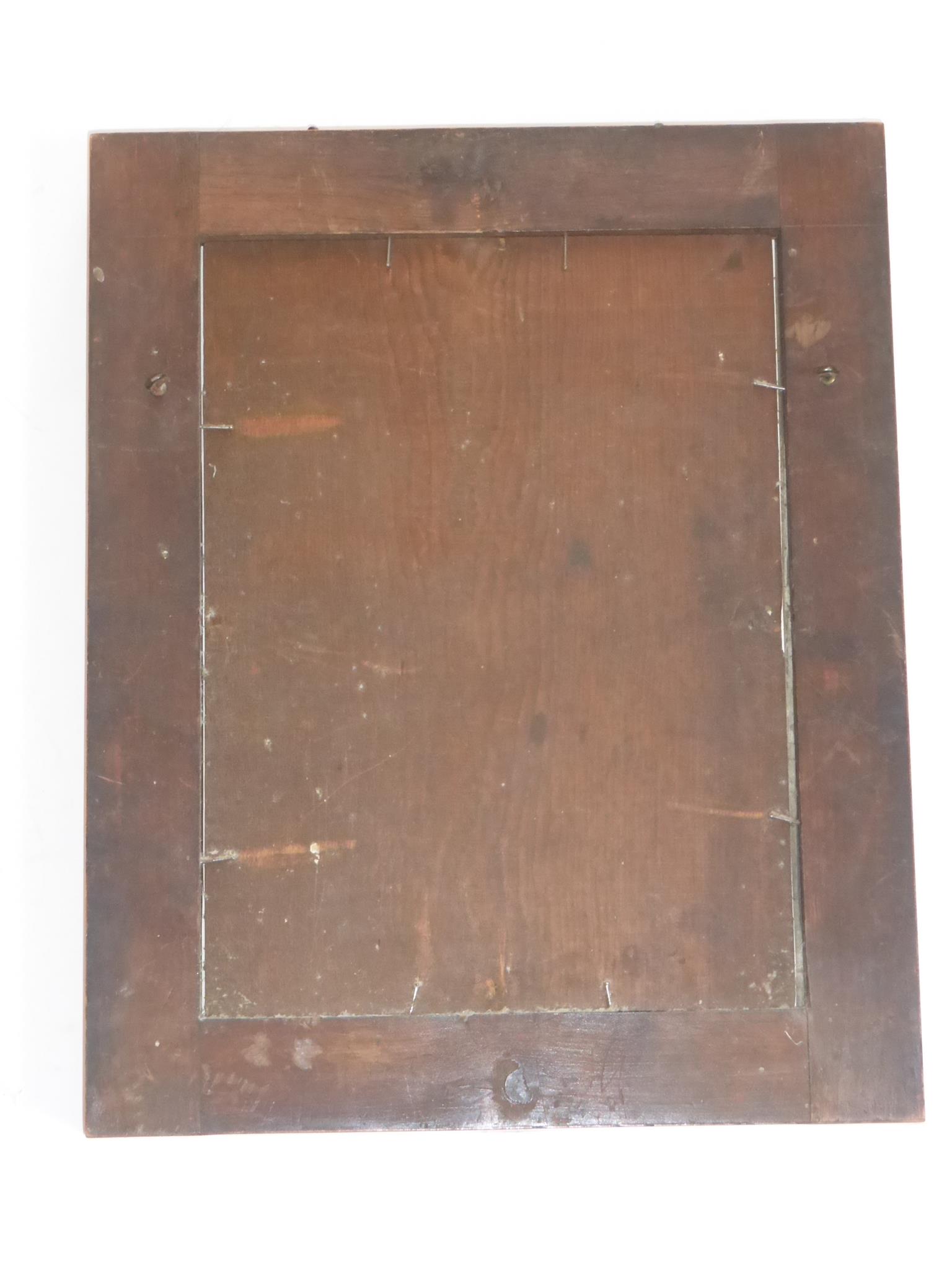 PICTURE IN GOOD QUALITY ROSEWOOD FRAME, APPROX. 40 X 32 cm OVERALL - Bild 2 aus 2