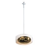 A space age pendant light, Luigi Colani