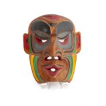 A Kwakiutl mask, Basil James Sr.