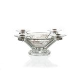 A Lalique ''Faisans'' centerpiece/candelabra