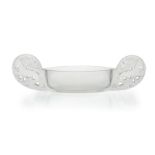 A Rene Lalique ibex art glass bowl