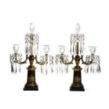 A pair of Continental candelabra